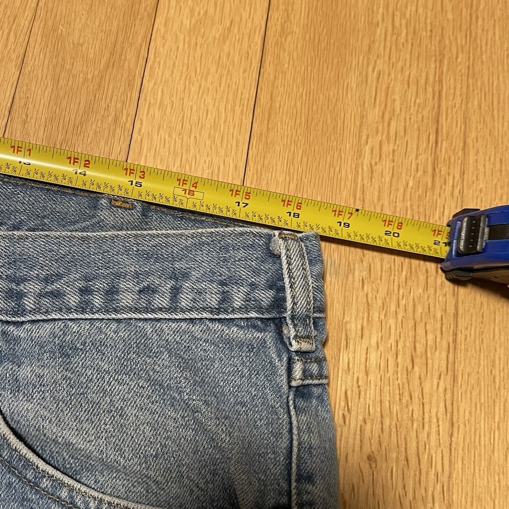 Carhartt Jeans Mens 40x32 Blue Relaxed Fit Straight Leg Denim Stretch Casual - Picture 6 of 8